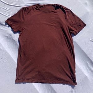 All Saints red cotton tee shirt